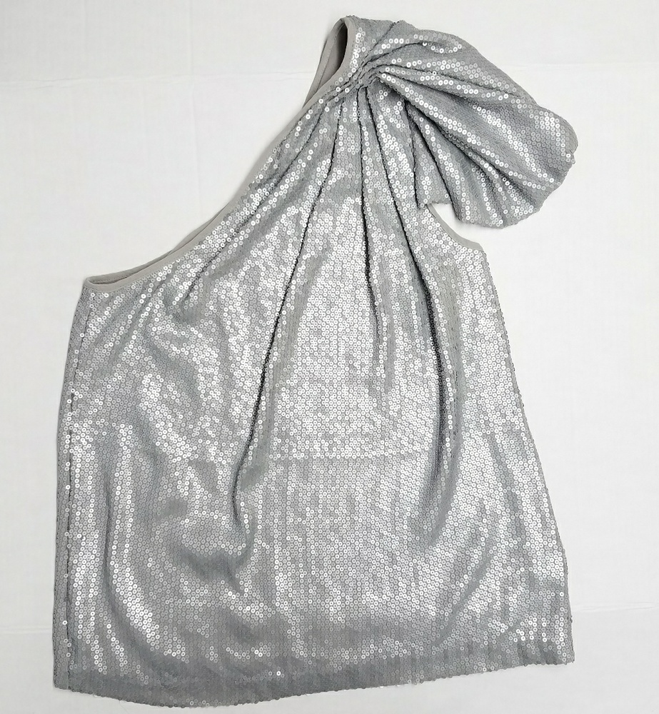 The Limited one shoulder sequined top
